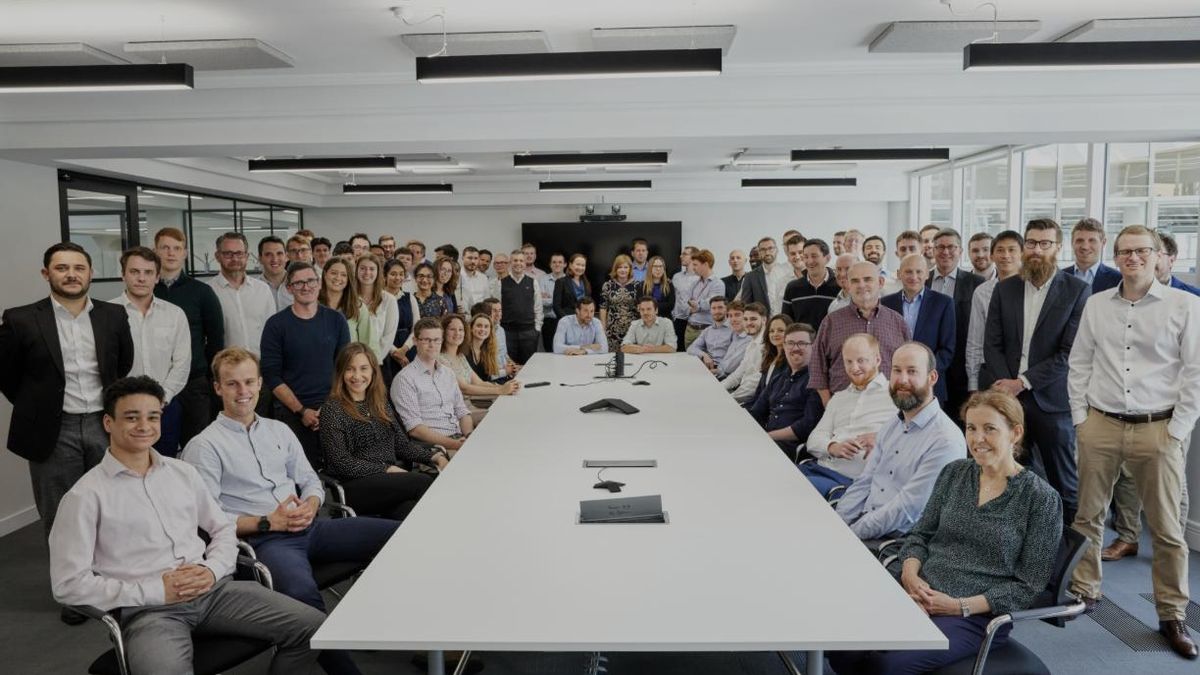 El equipo de Oxford Economics en la sede británica.