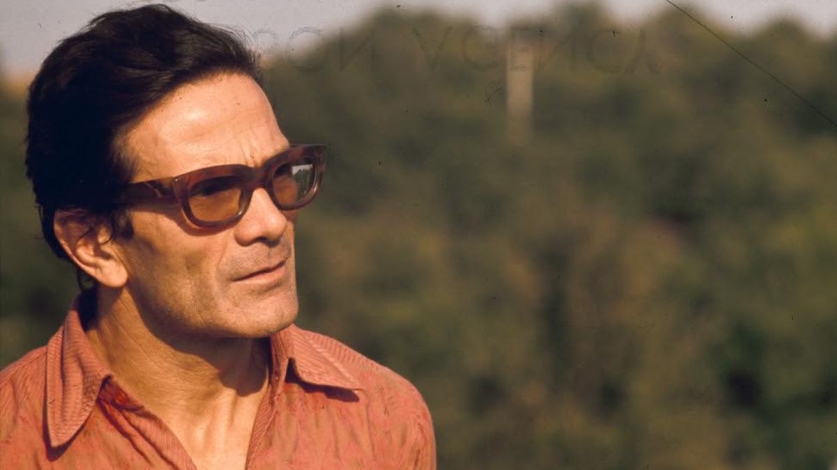El escritor y director de cine Pier Paolo Pasolini