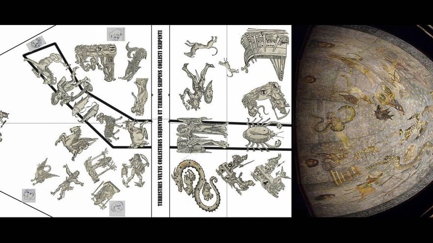 Revelan el enigma de la edad del 'Cielo de Salamanca' gracias a los signos del zodiaco pintados en el mural