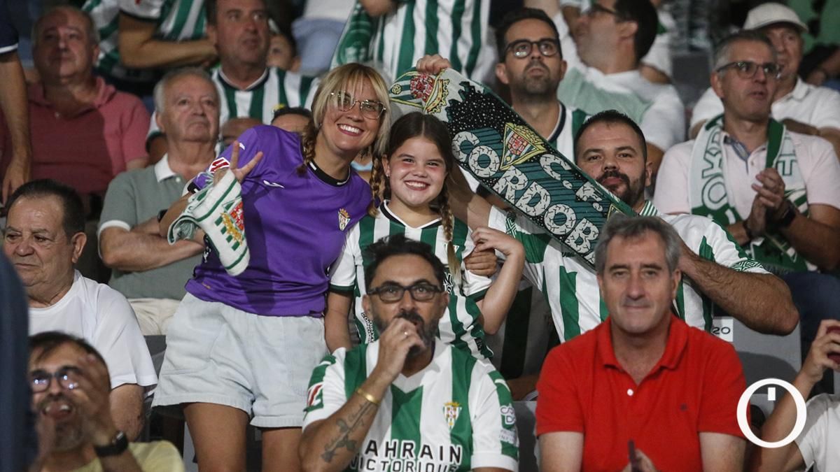 Grada Blanquiverde del Córdoba CF - Racing de Santander