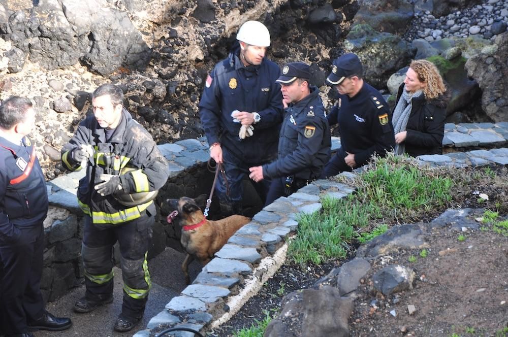 Derrumbe en La Isleta.