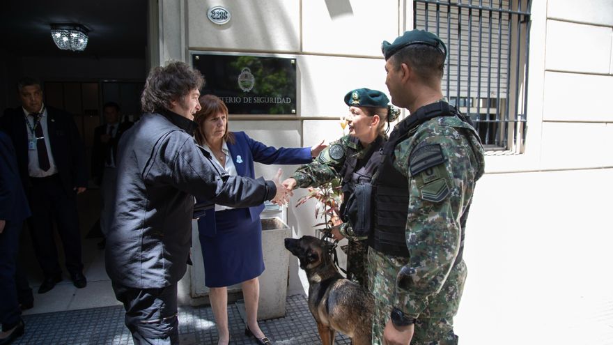 Bullrich prepara su salto definitivo del PRO a La Libertad Avanza y recibió a Milei en Seguridad