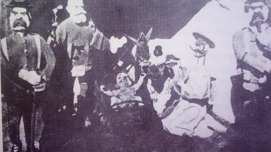 Imagen de la escena de el belén.