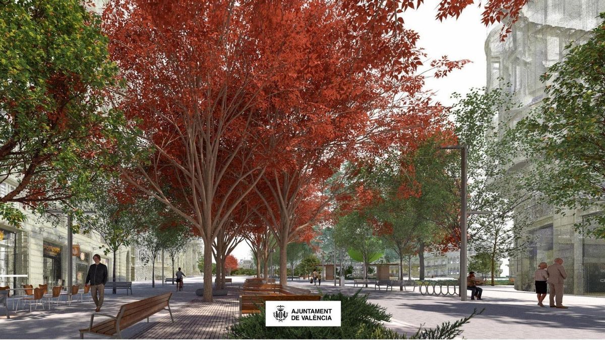 Así quedará la zona de Marqués de Sotelo.