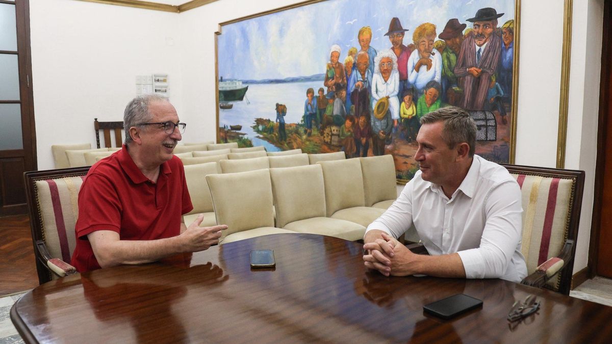 Hugo Passalacqua y Carlos “Kako” Sartori, su ministro Coordinador de Gabinete.