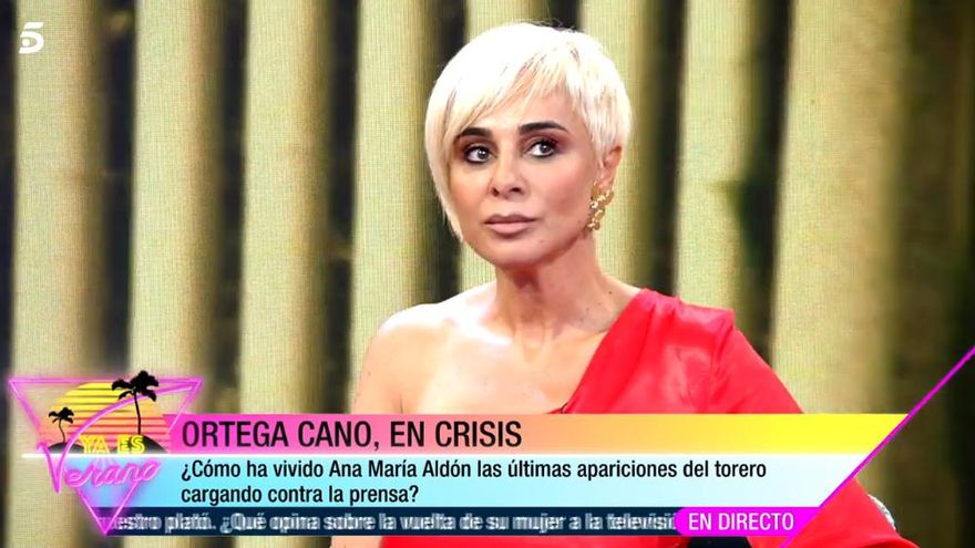 Ana María Aldón, la tabla de salvación de 'Ya es verano' que replica a 'Viva la vida'