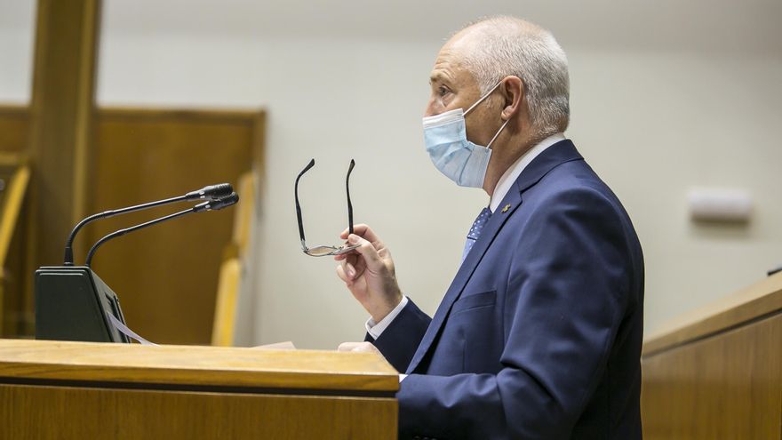 José Manuel Gil, en una intervención en el Parlamento Vasco