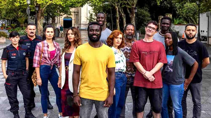 TVE concluye el rodaje de 'Detective Touré', su nueva serie policiaca protagonizada por Malcolm Treviño-Sitté