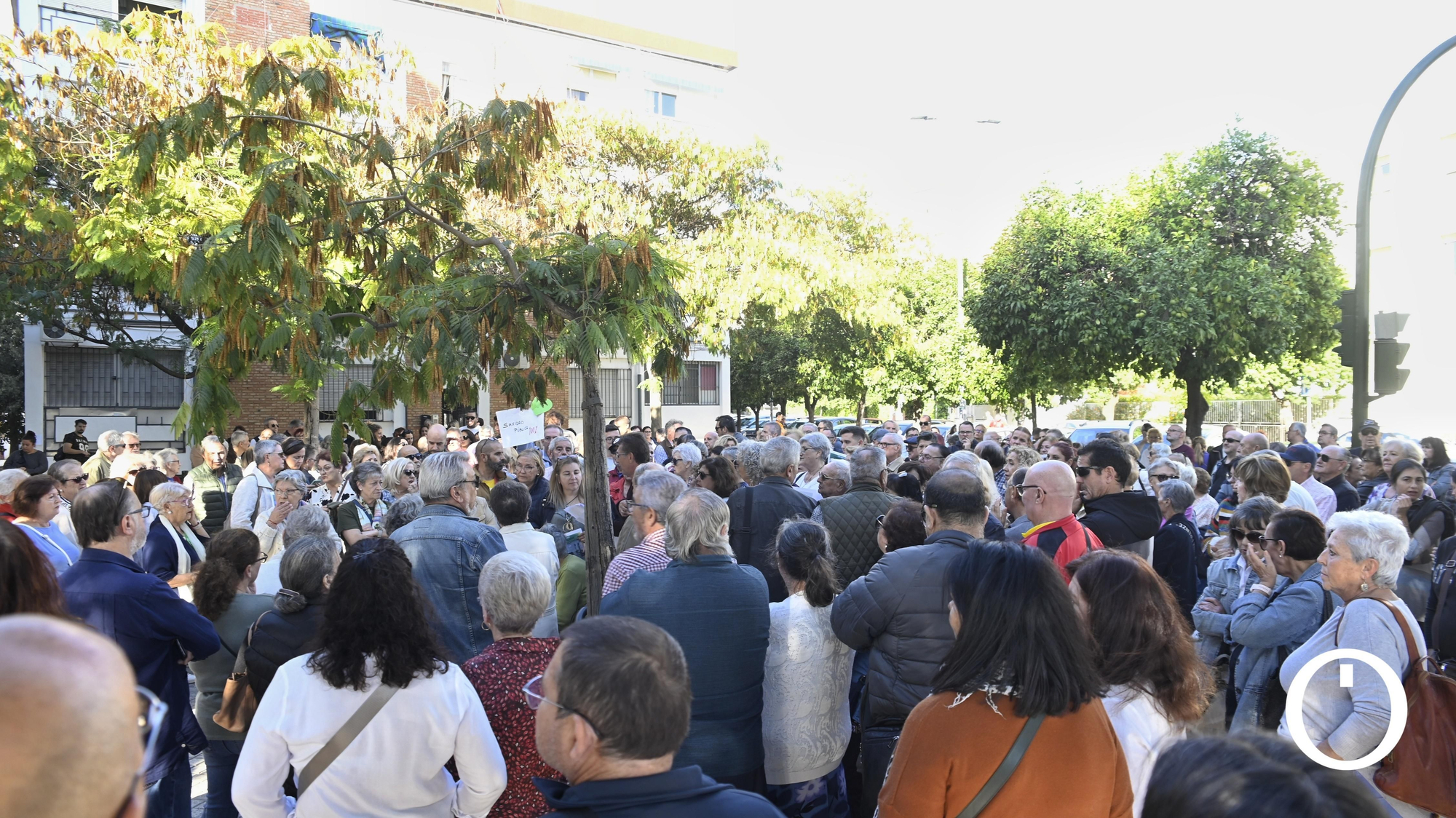 Concentración en el centro de salud de la Fuensanta