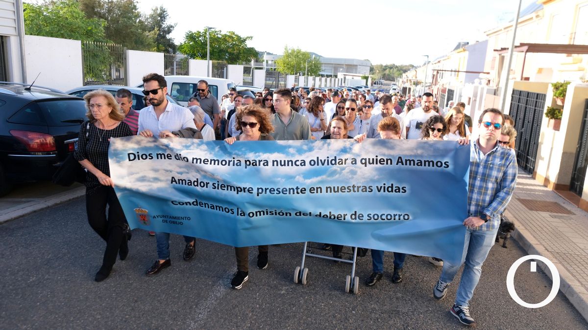 Manifestación en Cerro Muriano por el atropello mortal de Amaddor Ortiz.