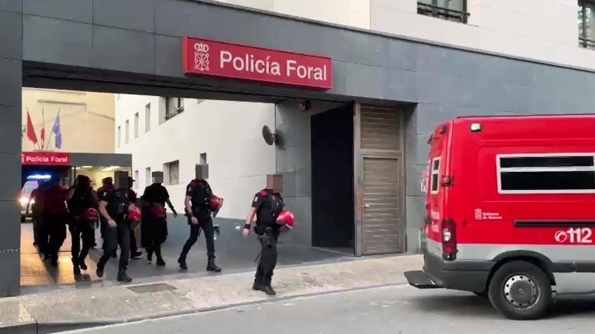 Patrullas del dispositivo de fiestas de Tafalla.