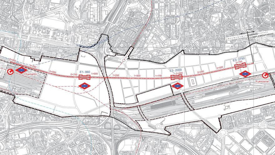 Ampliación de Metro en Madrid Nuevo Norte: dónde irán las tres nuevas paradas de línea 1 y cambios propuestos en la 4