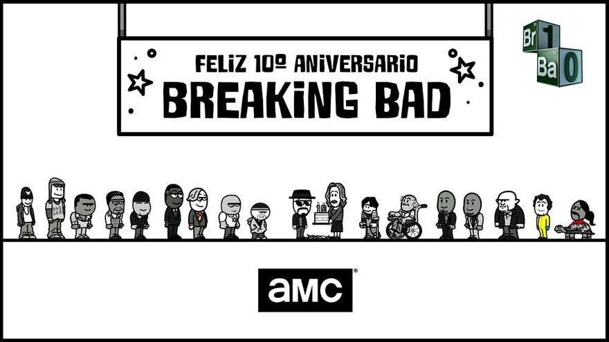Breaking Bad, en un minuto: el homenaje animado de AMC por los 10 años de la serie