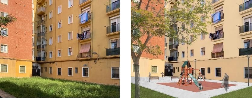 Así quedará la calle de Molina del Segura en Tres Forques.