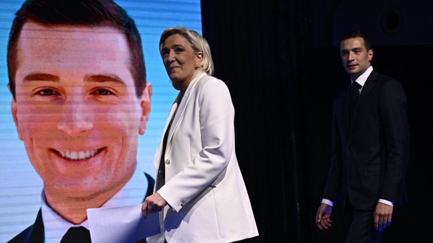 Crece la tensión en la ultraderecha en Francia tras los primeros roces entre Le Pen y el heredero Bardella