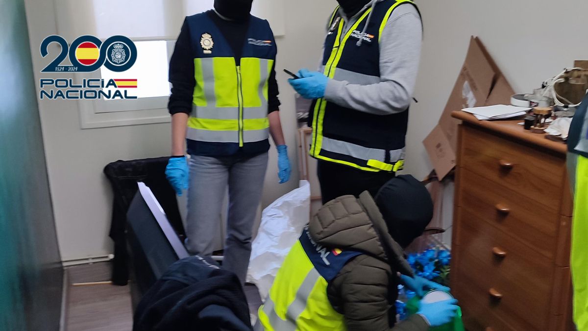 Punto de venta de speed en un piso de Logroño