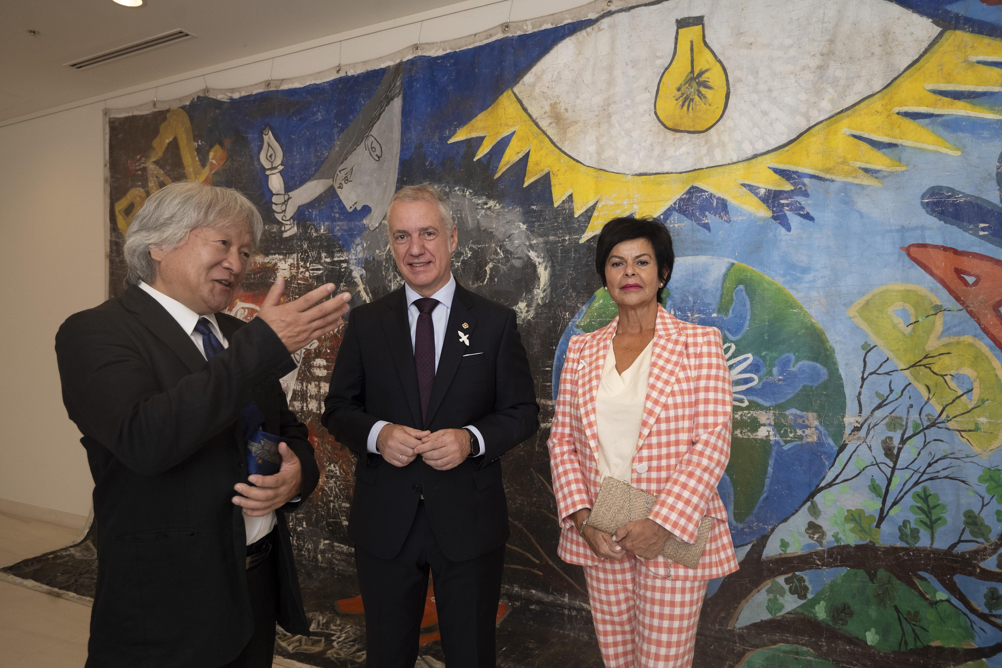 Viaje a Japón con su esposa, Lucía Arieta-Araunabeña, en 2023