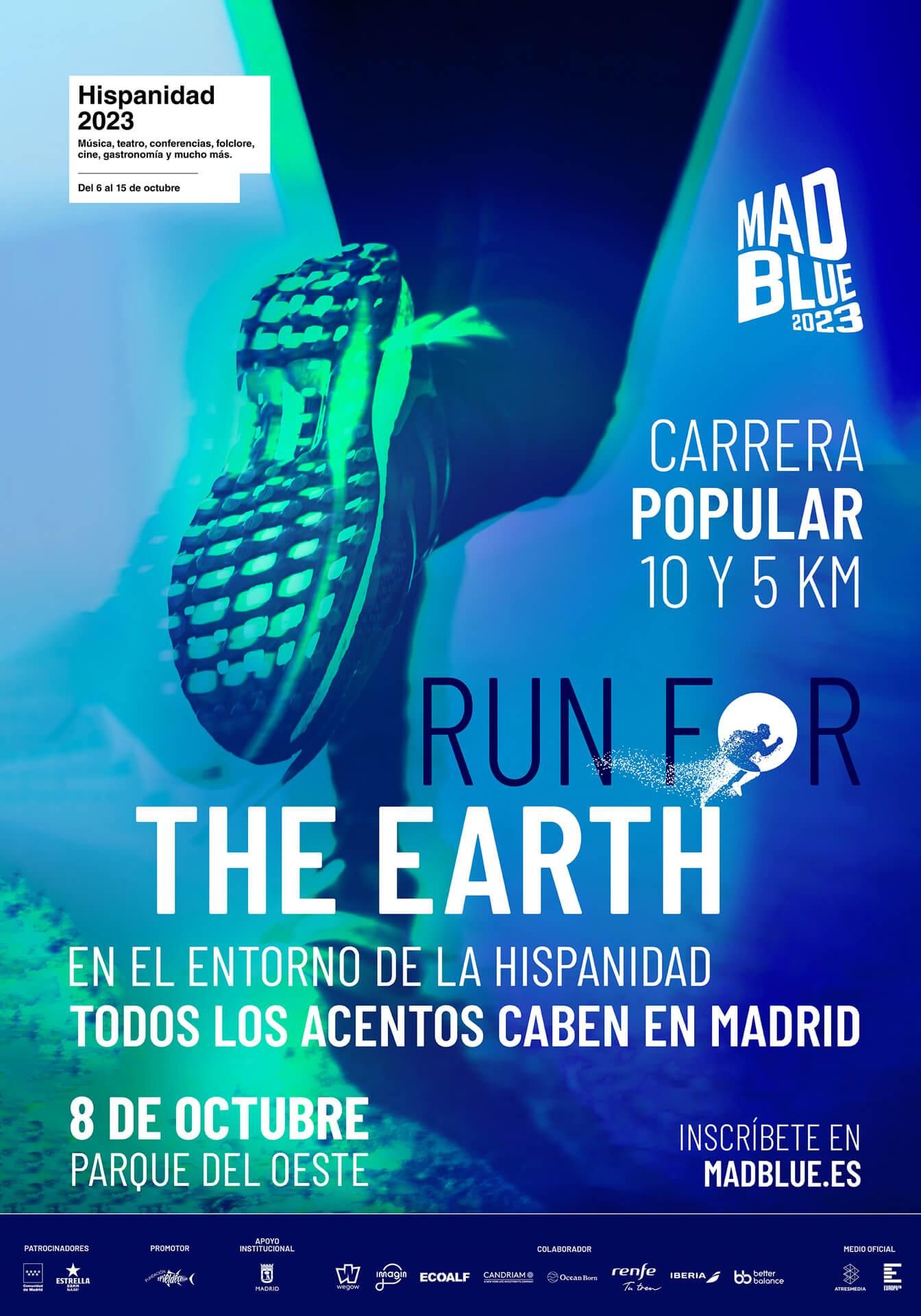 Cartel oficial de la carrera organizada por MadBlue