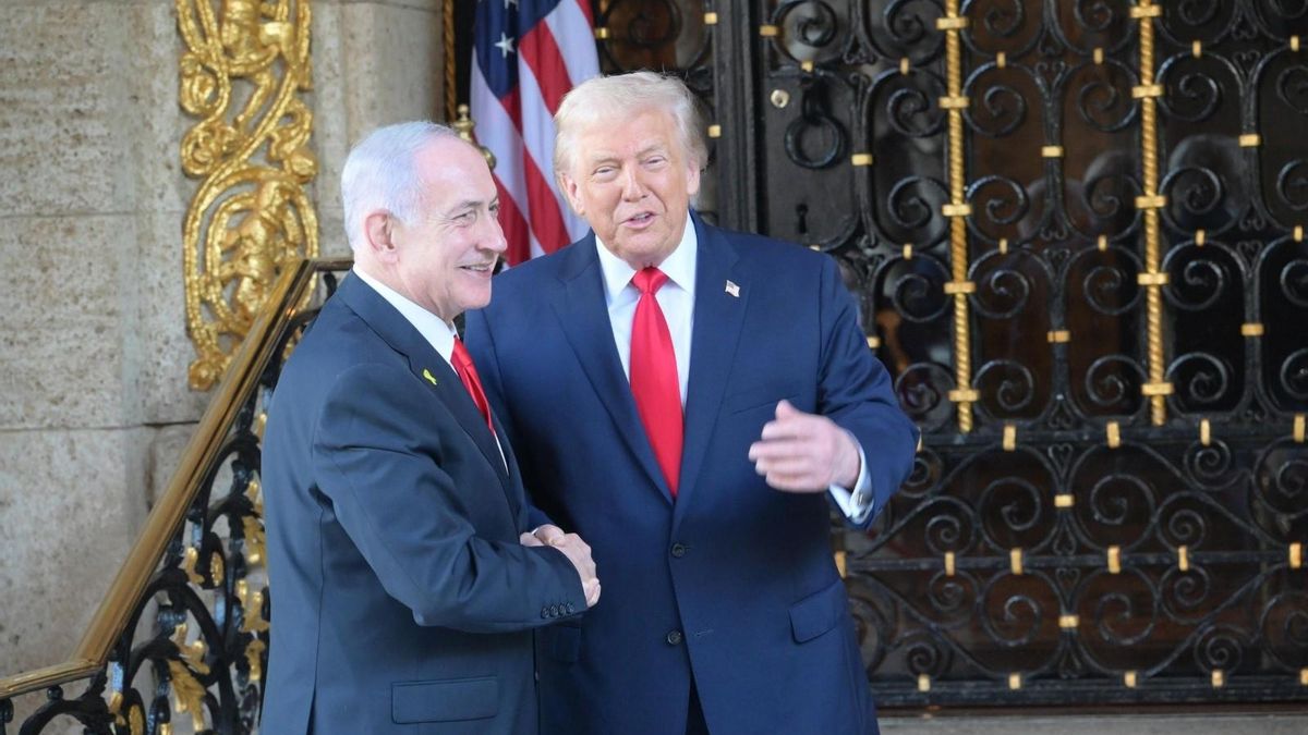 El primer ministro israelí, Benjamin Netanyahu, y el presidente estadounidense, Donald Trump