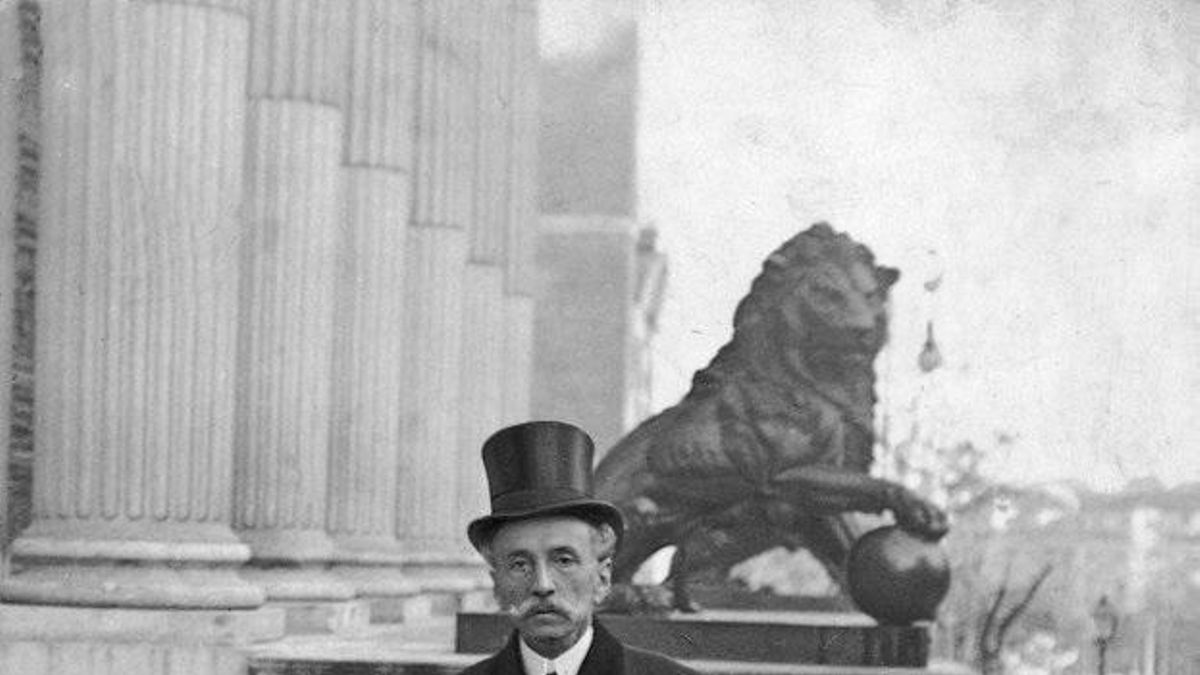 Eduardo Dato, líder del Partido Conservador, presidente del Gobierno y del Congreso a principios del siglo XX