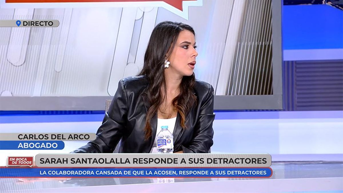 Cuatro: Sarah Santaolalla denuncia en 'En boca de todos' el acoso que sufre  en redes: "Que sepan que tienen un acosador"
