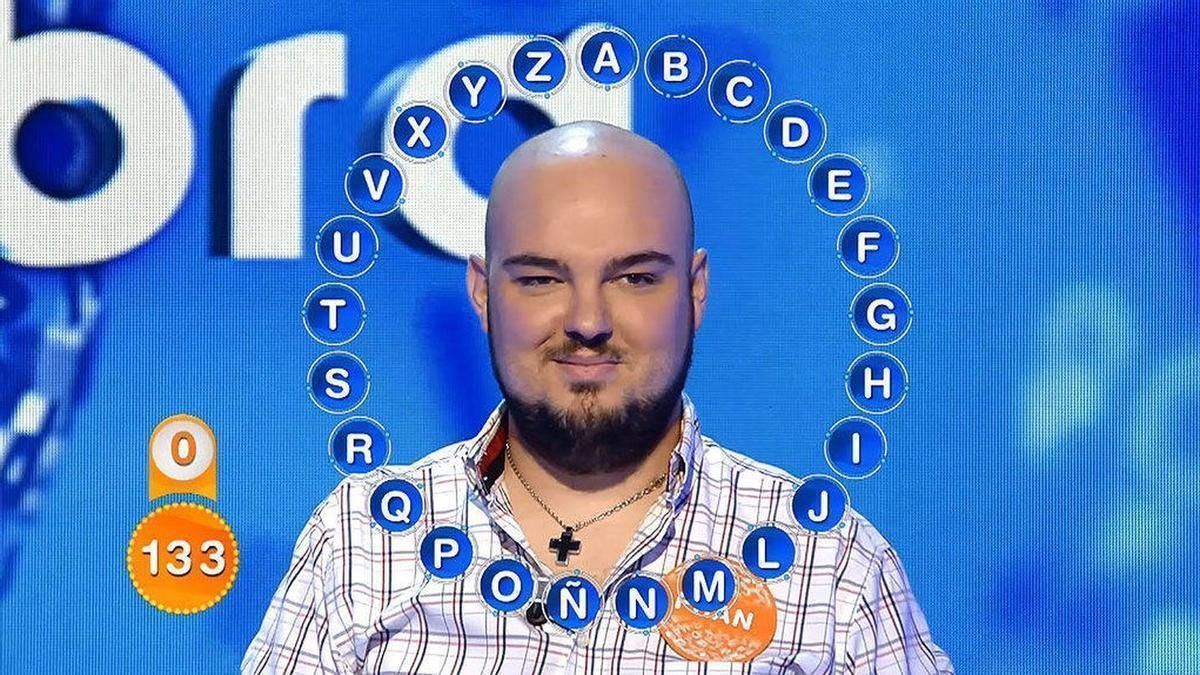 Fran en 'Pasapalabra' en 2019