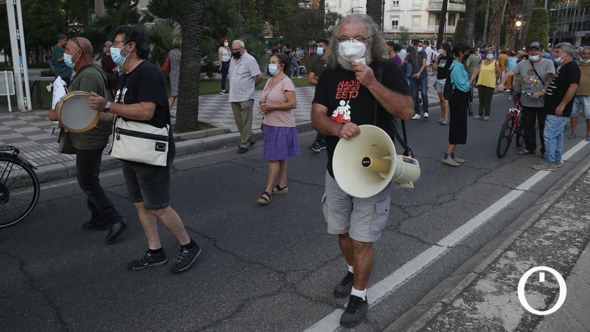 Manifestación contra el precio del suministro eléctrico