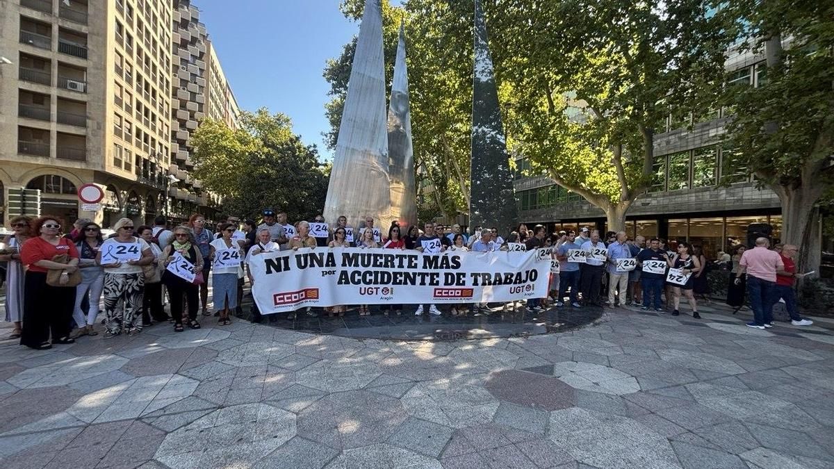 Los accidentes laborales se disparan en Aragón: un 26,6% más de siniestros graves y 24 fallecidos en lo que va de año