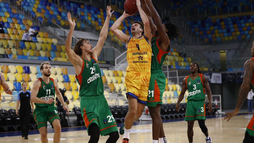 El CB Gran Canaria debuta en la EuroCup ante el Cedevita Olimpija