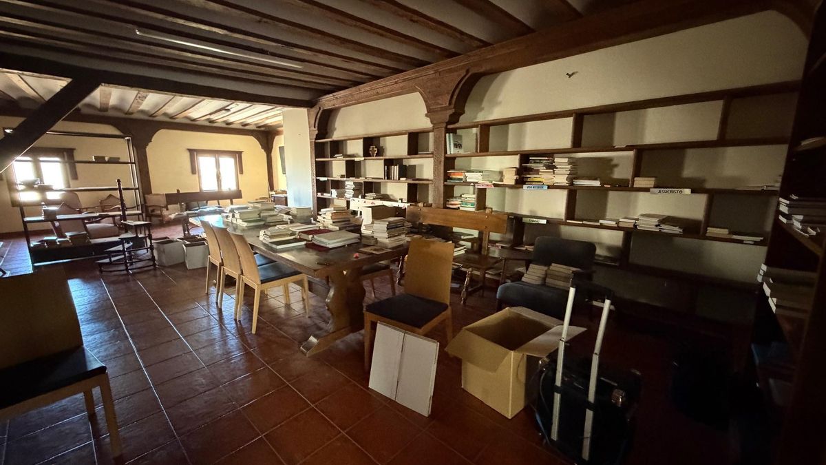 Estado en el que se recibió, en la jornada de ayer, el Monasterio de Santa Clara de Belorado.