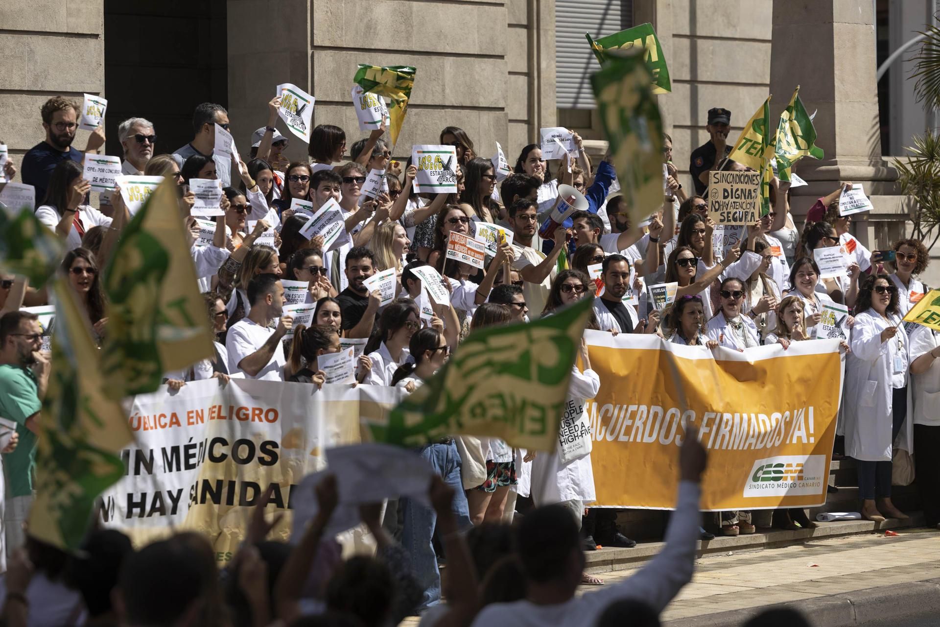 Huelga de médicos en Tenerife este viernes.
