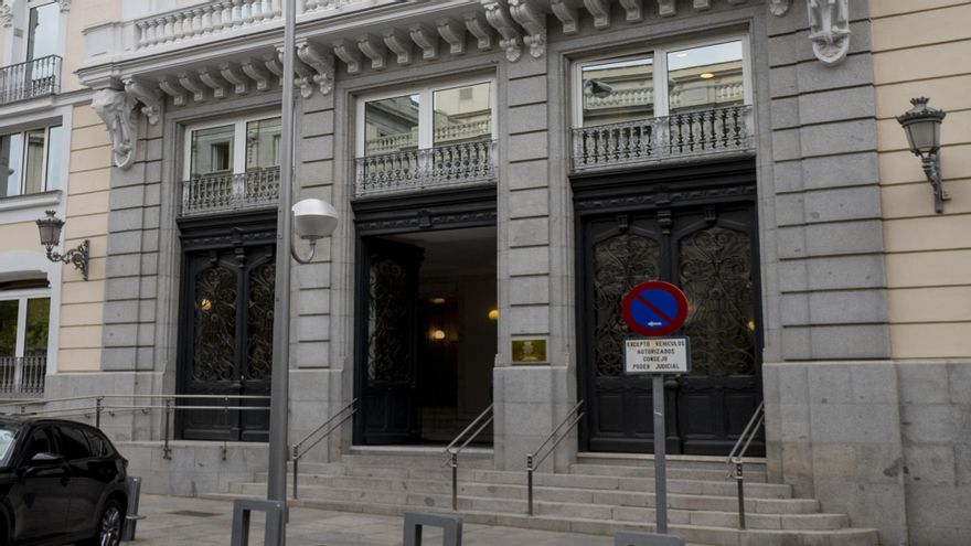 Fachada del Consejo General del Poder Judicial, en el CGPJ.