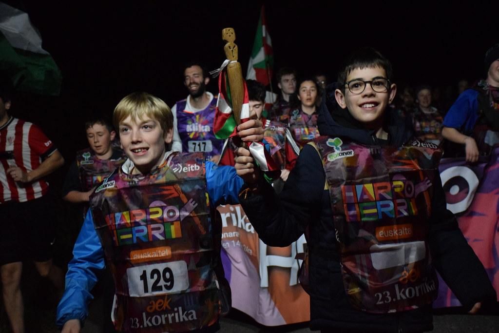 Así han sido los primeros kilómetros de la Korrika de 2024, en imágenes