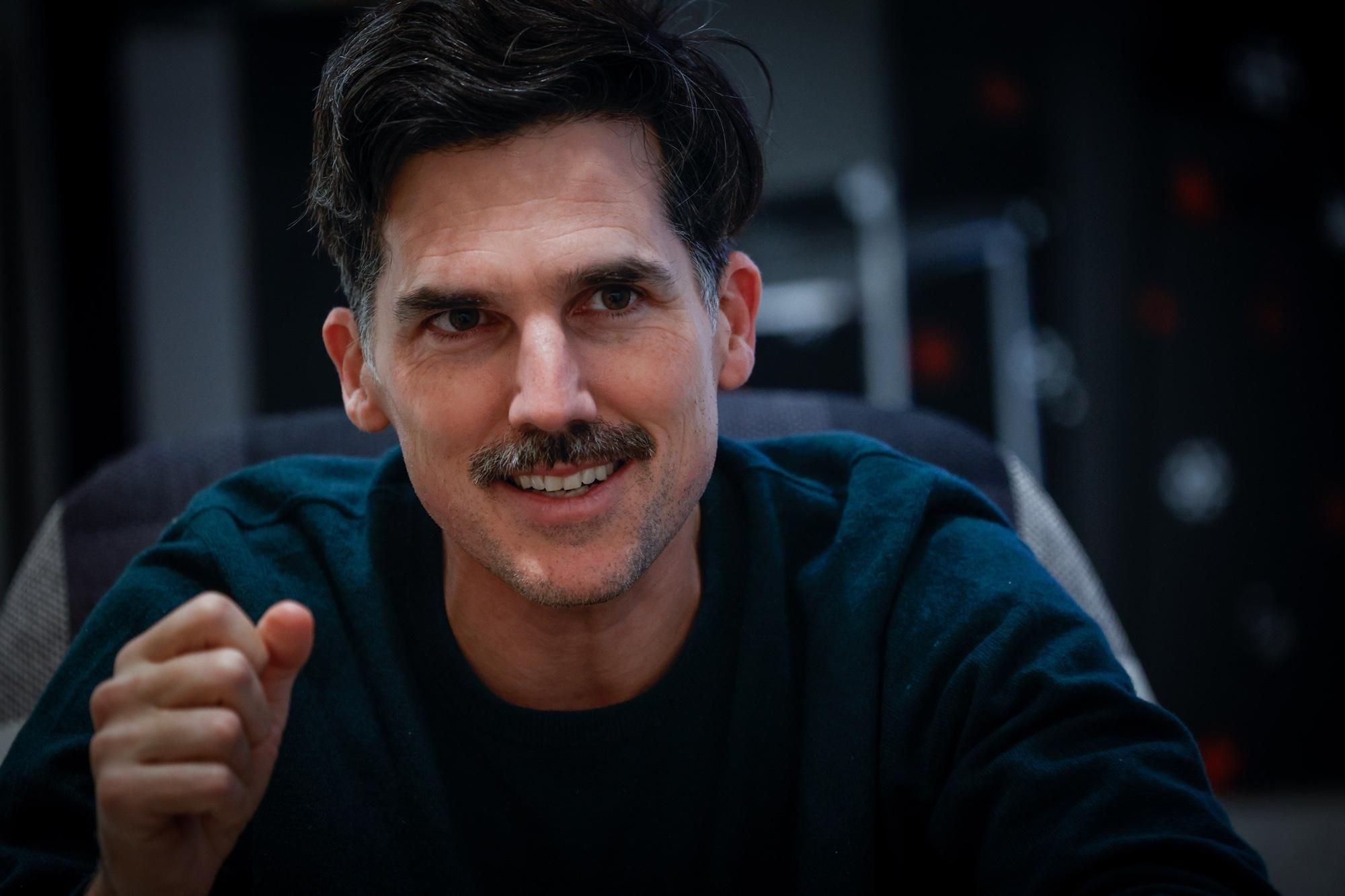 Pablo Maurette durante la entrevista con elDiario.es