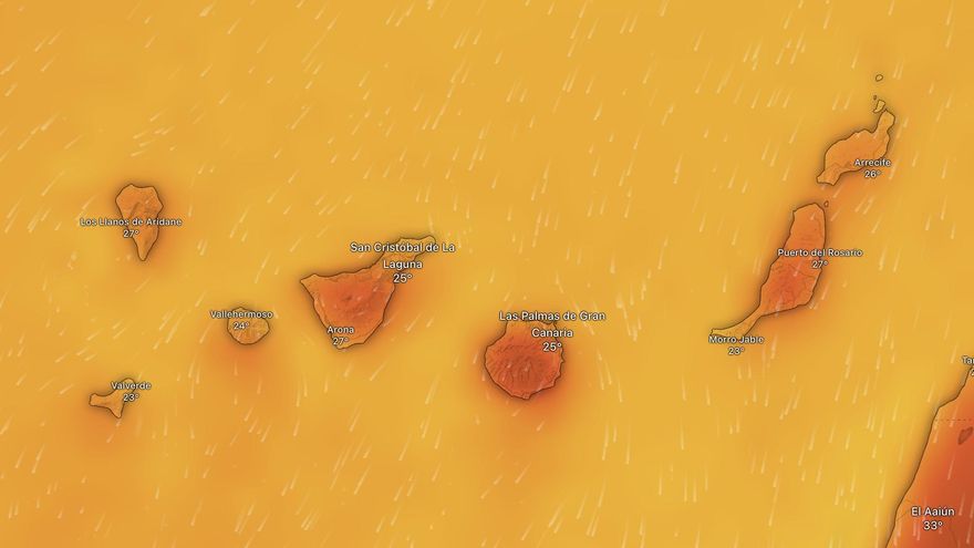 Aemet anuncia temperaturas "significativamente elevadas" en Canarias los próximos días