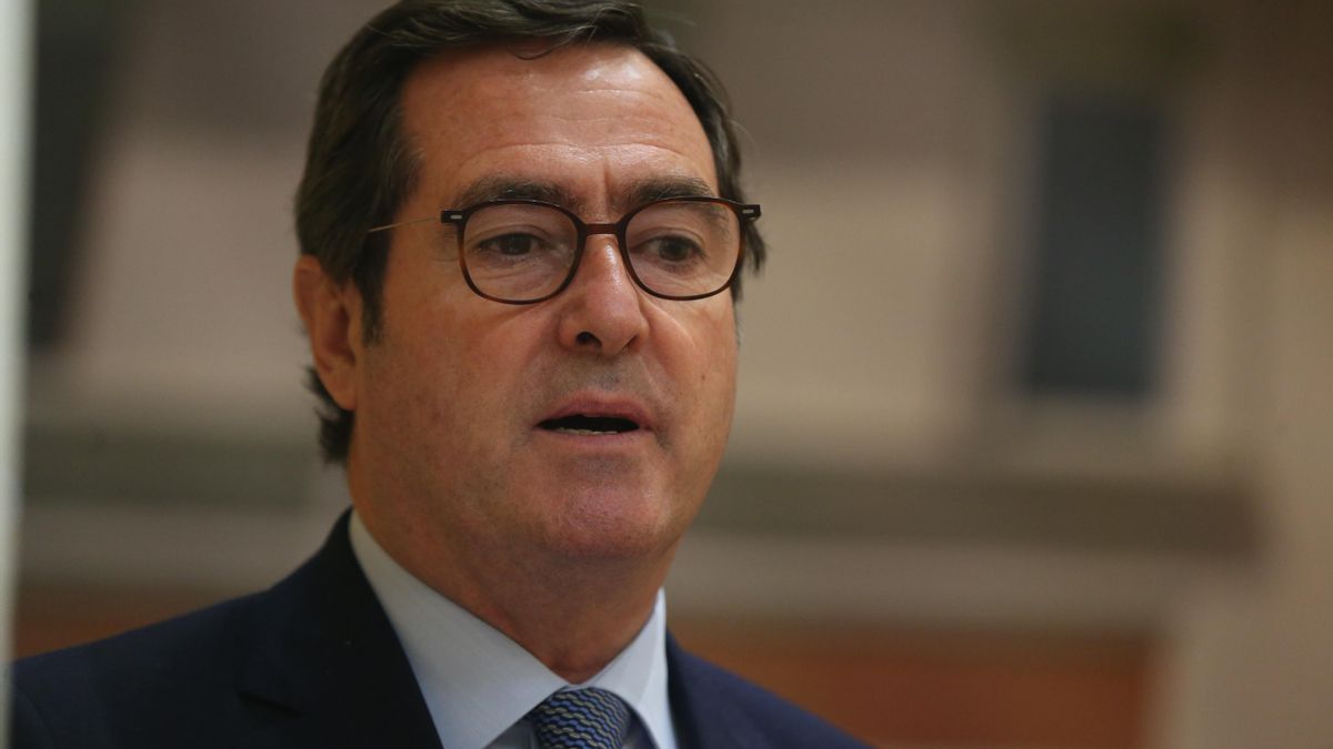 El presidente de la Fundación CEOE, Antonio Garamendi