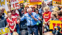 Bernie Sanders, candidadato a la preisdencia de EEUU y senador por Vermont.