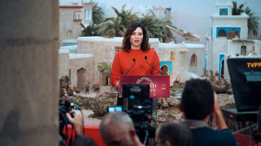 EuropaPress 6374485 presidenta comunidad madrid isabel diaz ayuso inauguracion belen real casa