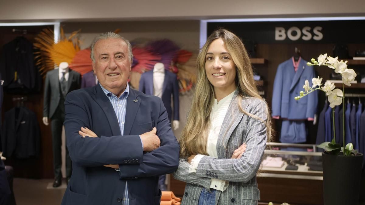 Alfredo Martínez y Paula Martínez, del grupo Adam's de León.