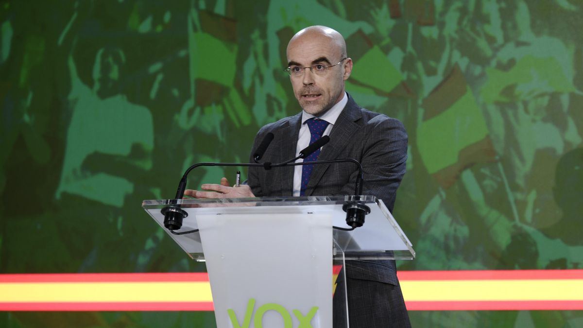 El vicepresidente de Acción Política y eurodiputado de Vox, Jorge Buxadé
