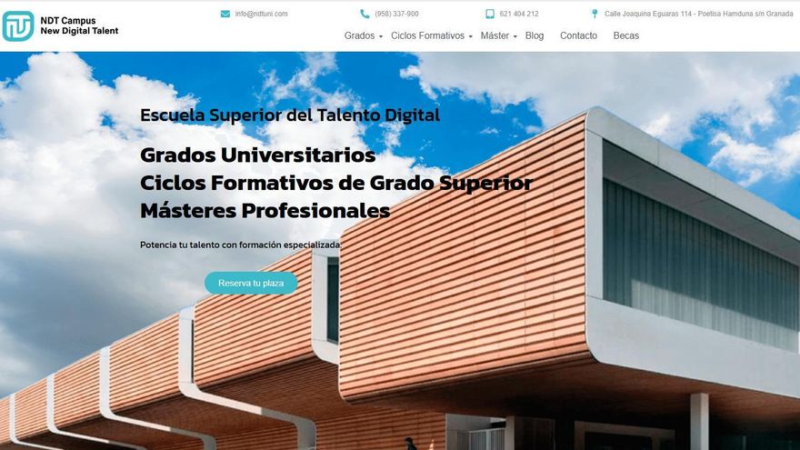 Una universidad privada de Granada imparte clases sin autorización de la Junta tras cambiar de nombre y sede