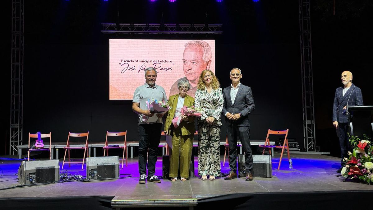 Acto de homenajea a José Viña Ramos.