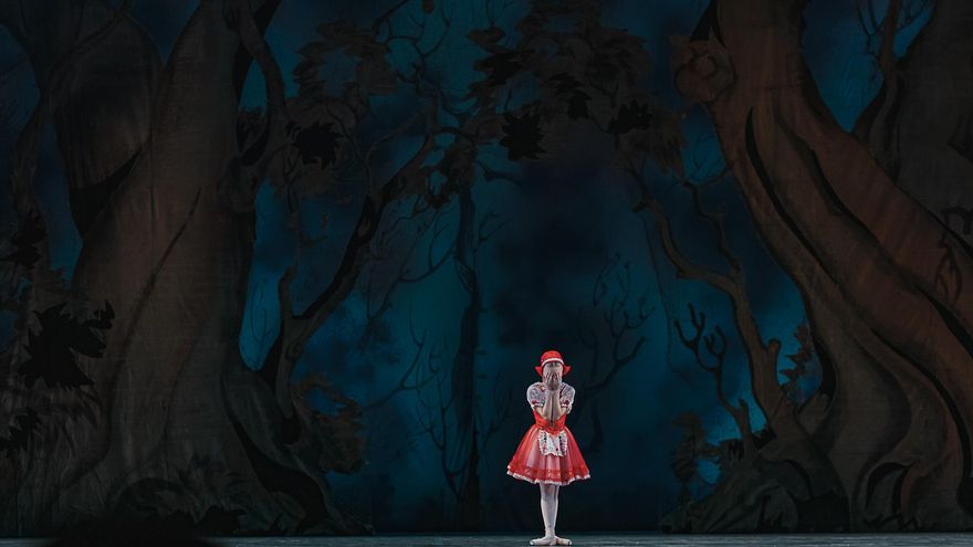 Margo en el papel de protagonista en un momento de la puesta en escena.