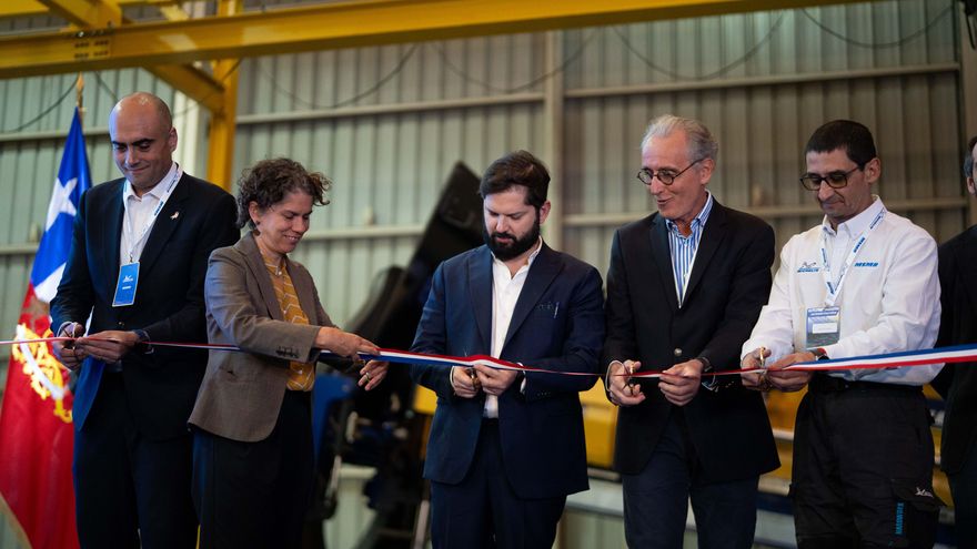 Michelin inaugura en Chile su primera planta de reciclaje de neumáticos mineros del mundo