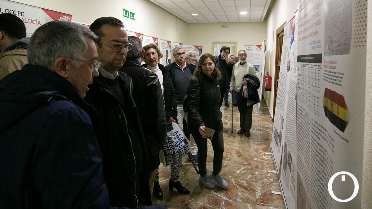 CCOO y el Foro de la Memoria inauguran la exposición 'Golpe, guerra y posguerra en Andalucía'