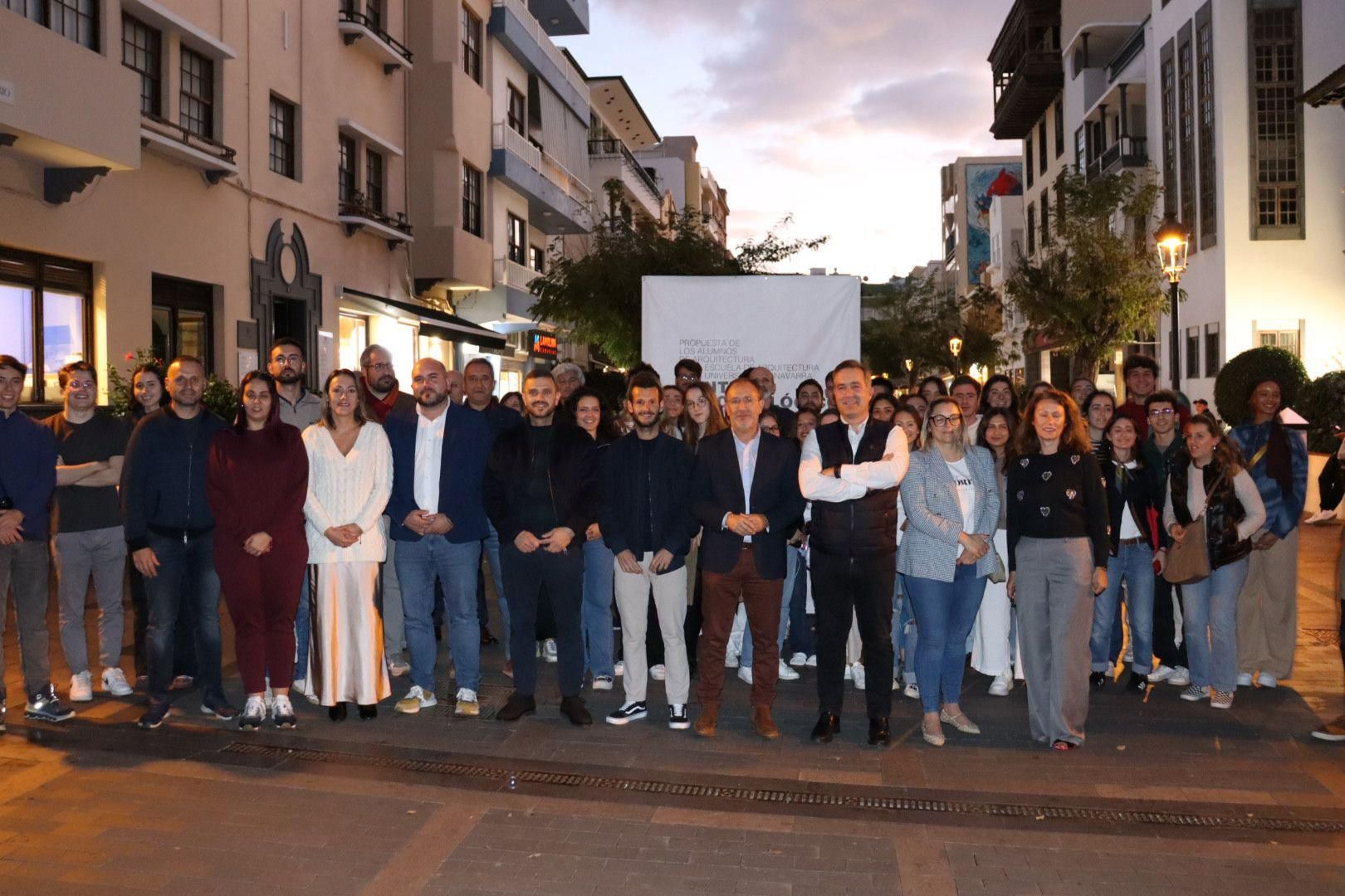 Inauguración de la exposición en Los Llanos de Aridane.
