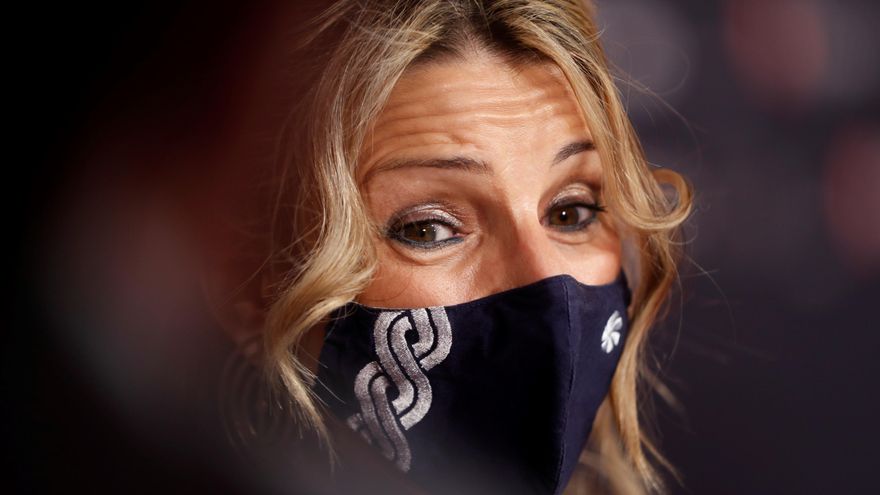 Yolanda Díaz vincula los buenos datos del empleo a la reforma laboral y mete presión a los socios para apoyarla