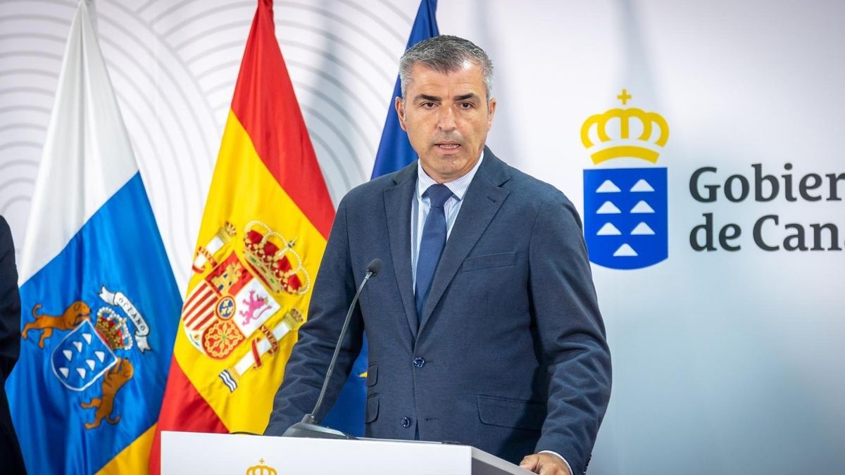 Archivo - Manuel Domínguez, vicepresidente y consejero de Economía del Gobierno de Canarias