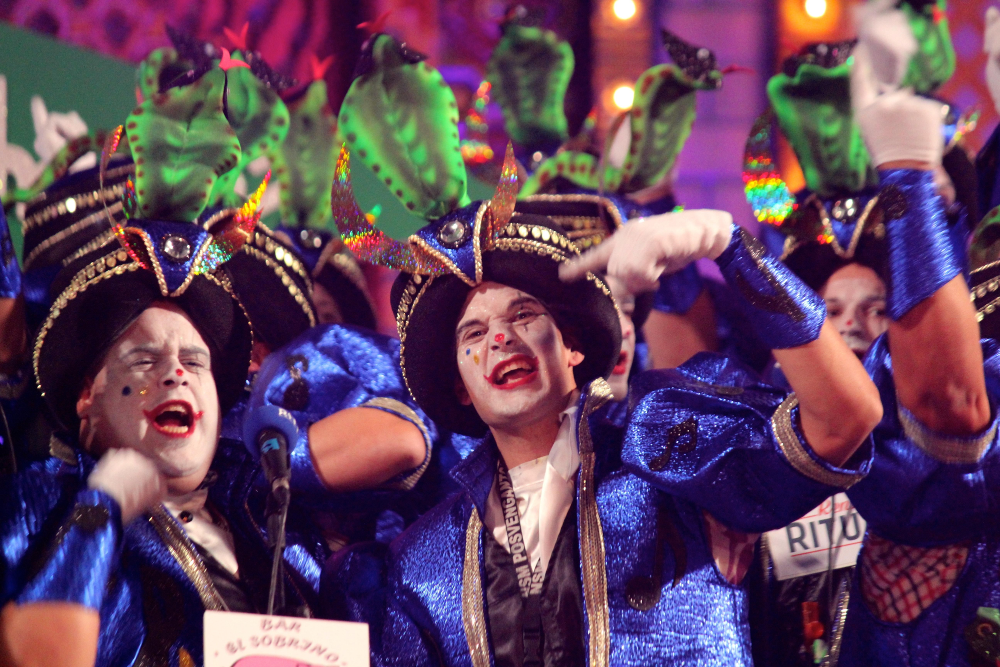 Murga 'Los Nietos de Sarymanchez'. FOTO: Cirenia Vico.