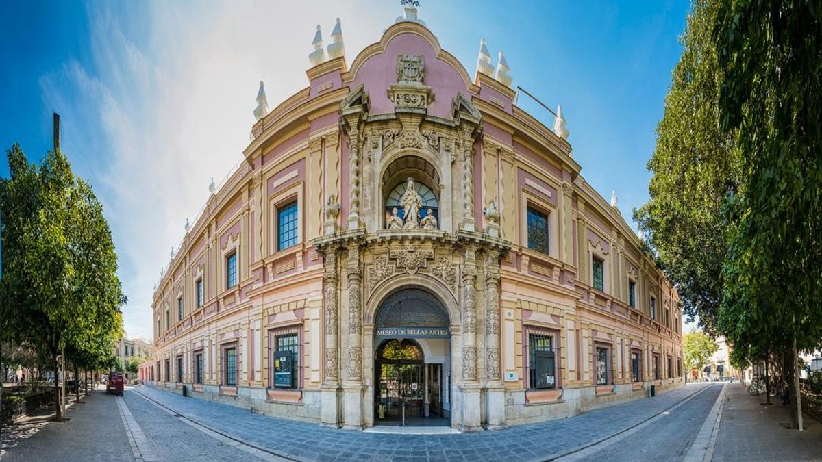 La fachada del Museo de Bellas Artes de Sevilla.